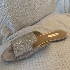 Gold Flat Sandals INC Size 11